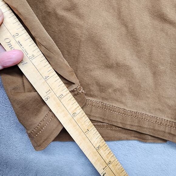 NWT No Boundaries Men’s XL 40-42 Jogger Shorts Brown Stretch Twill Elastic Waist - Picture 12 of 13